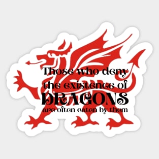 Dragon Denial Sticker